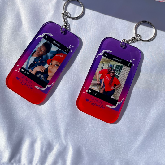 Personalized One-sided Acrylic Photo Keychain