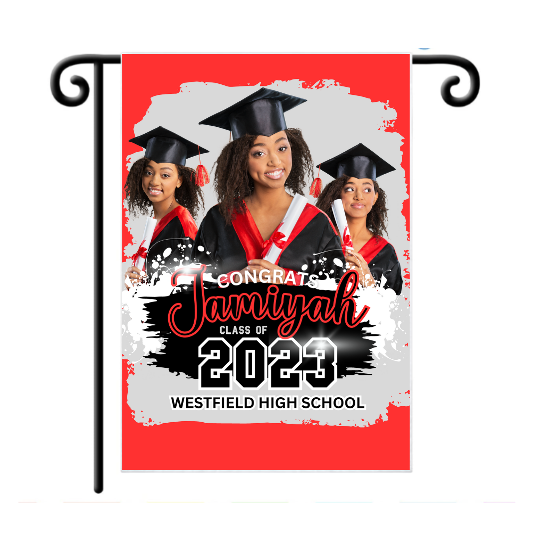 Graduation Yard Flag