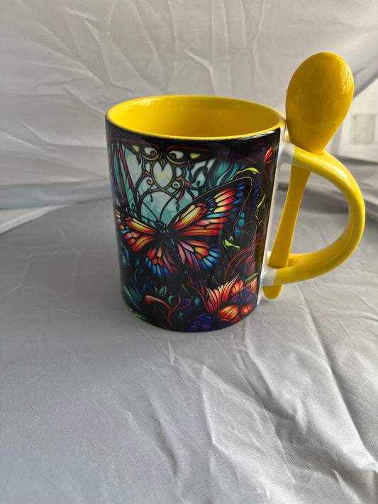 Butterfly #4 ceramic mug