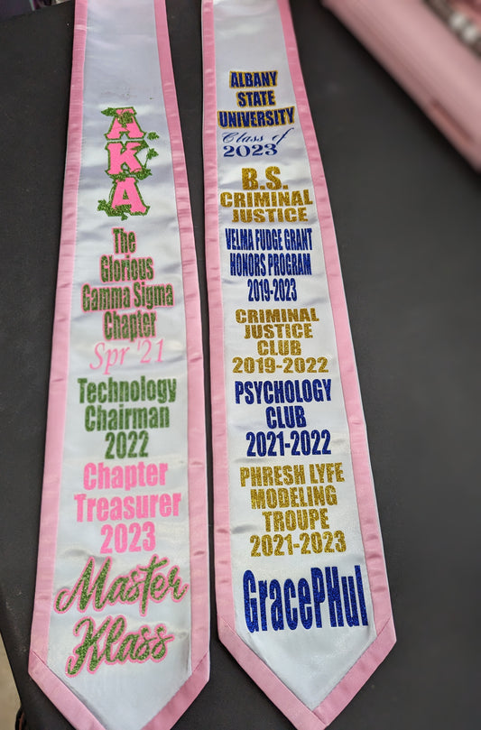 72 inch Graduation Stole