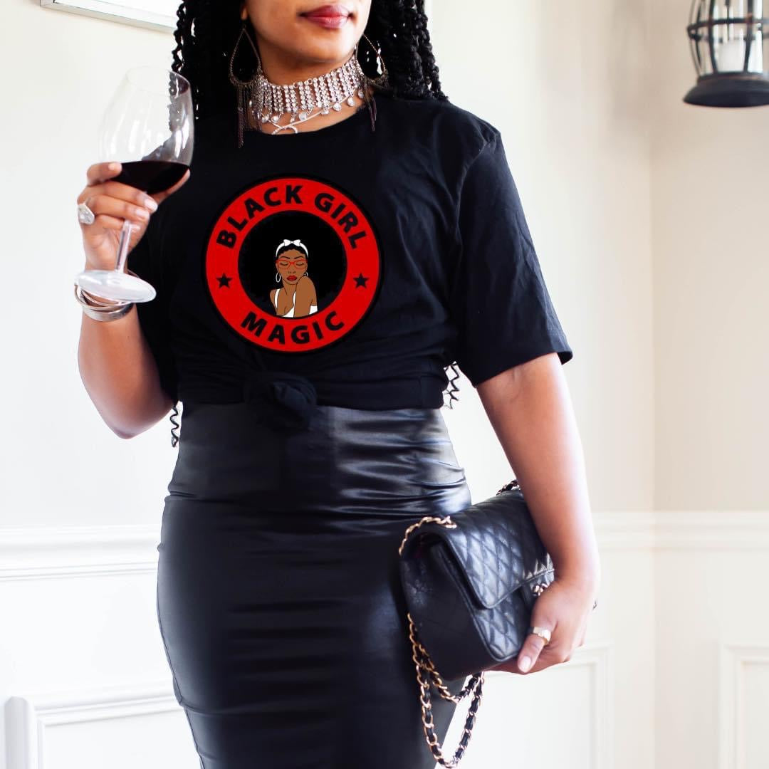 Black Girl Magic (Starbucks inspired design) Tshirt